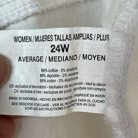 NWT Gloria Vanderbilt White Womens Jeans - Picture 7 of 7